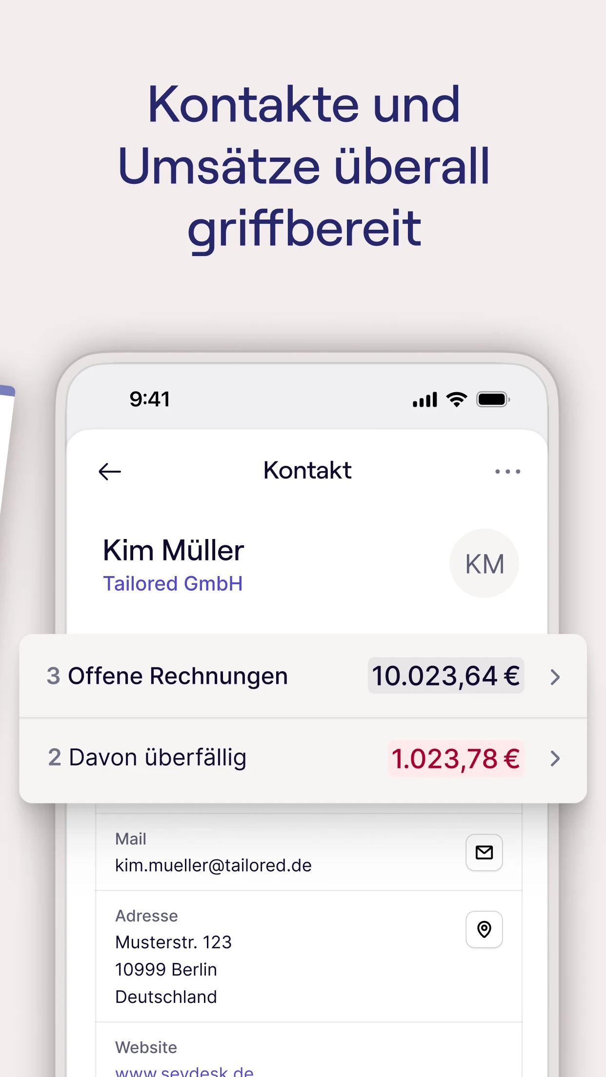 sevdesk Buchhaltung & Rechnung screenshot
